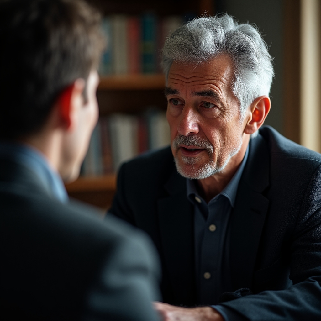 Lektor poskytující individuální zpětnou vazbu účastníkovi workshopu